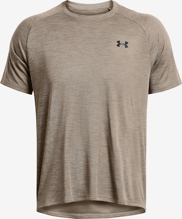 UNDER ARMOUR Functioneel shirt in Beige: voorkant