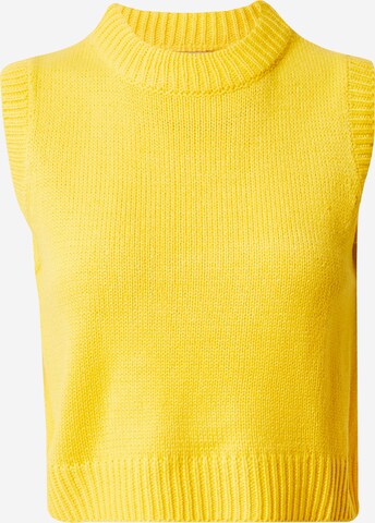 Pullover di Denim Project in giallo: frontale