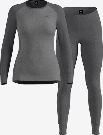 Invisible Ensemble de linge 'ACTIVE WARM' ODLO en gris : devant
