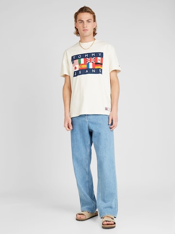 Tommy Jeans Koszulka 'ARCHIVE GAMES' w kolorze biały
