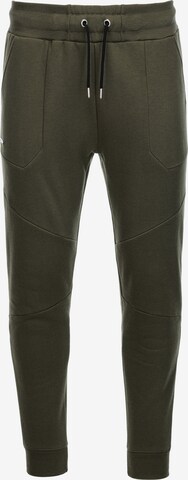 Ombre Tapered Pants 'PASK-22FW-008' in Green: front