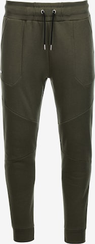 Pantalon 'PASK-22FW-008' Ombre en vert : devant