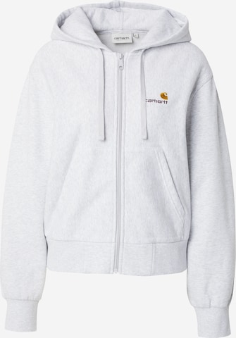Giacca di felpa 'American' di Carhartt WIP in grigio: frontale