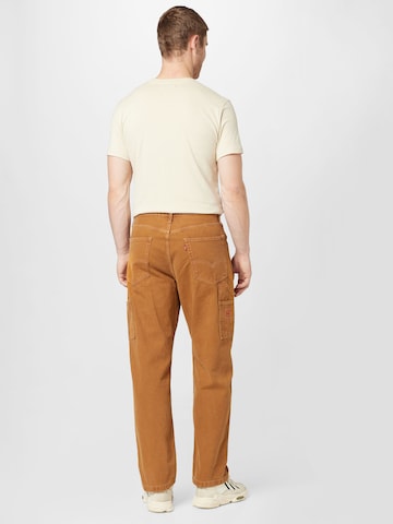 LEVI'S ® Loosefit Jeans '568™ Stay Loose Carpenter' in Braun