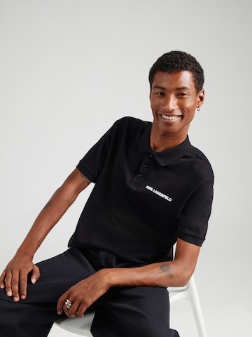 Karl Lagerfeld Shirt in Black: front