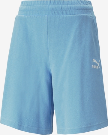 Regular Pantalon PUMA en bleu : devant