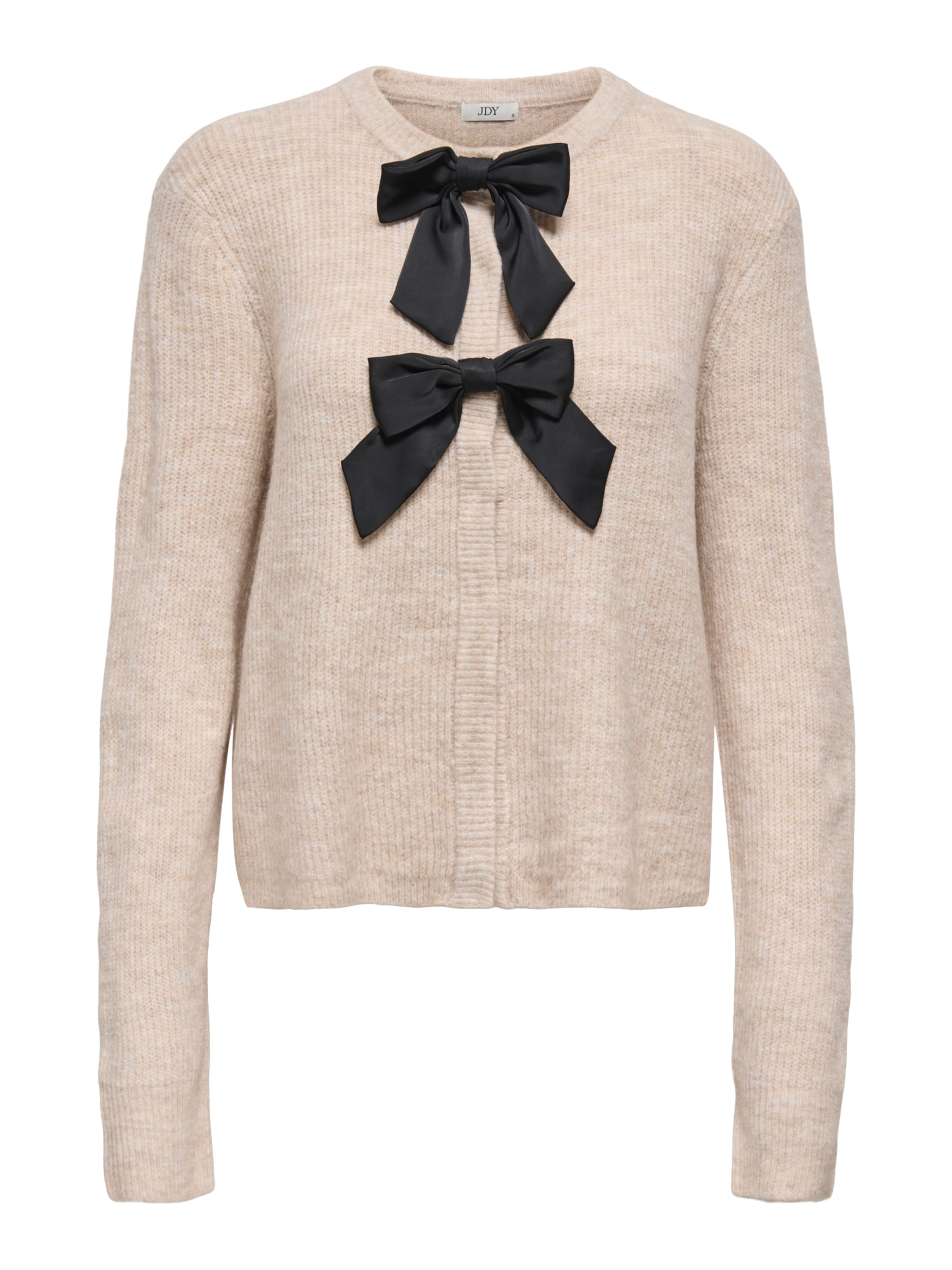 JDY Knit Cardigan in Beige: front