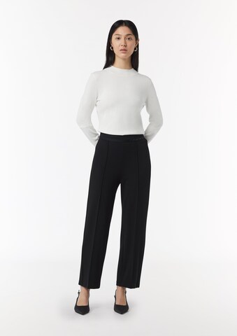 COMMA Regular Broek in Zwart: voorkant