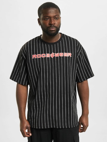 ROCAWEAR Shirt 'Coles' in Zwart: voorkant