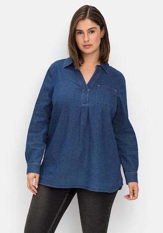 SHEEGO Tuniek in Blauw: voorkant