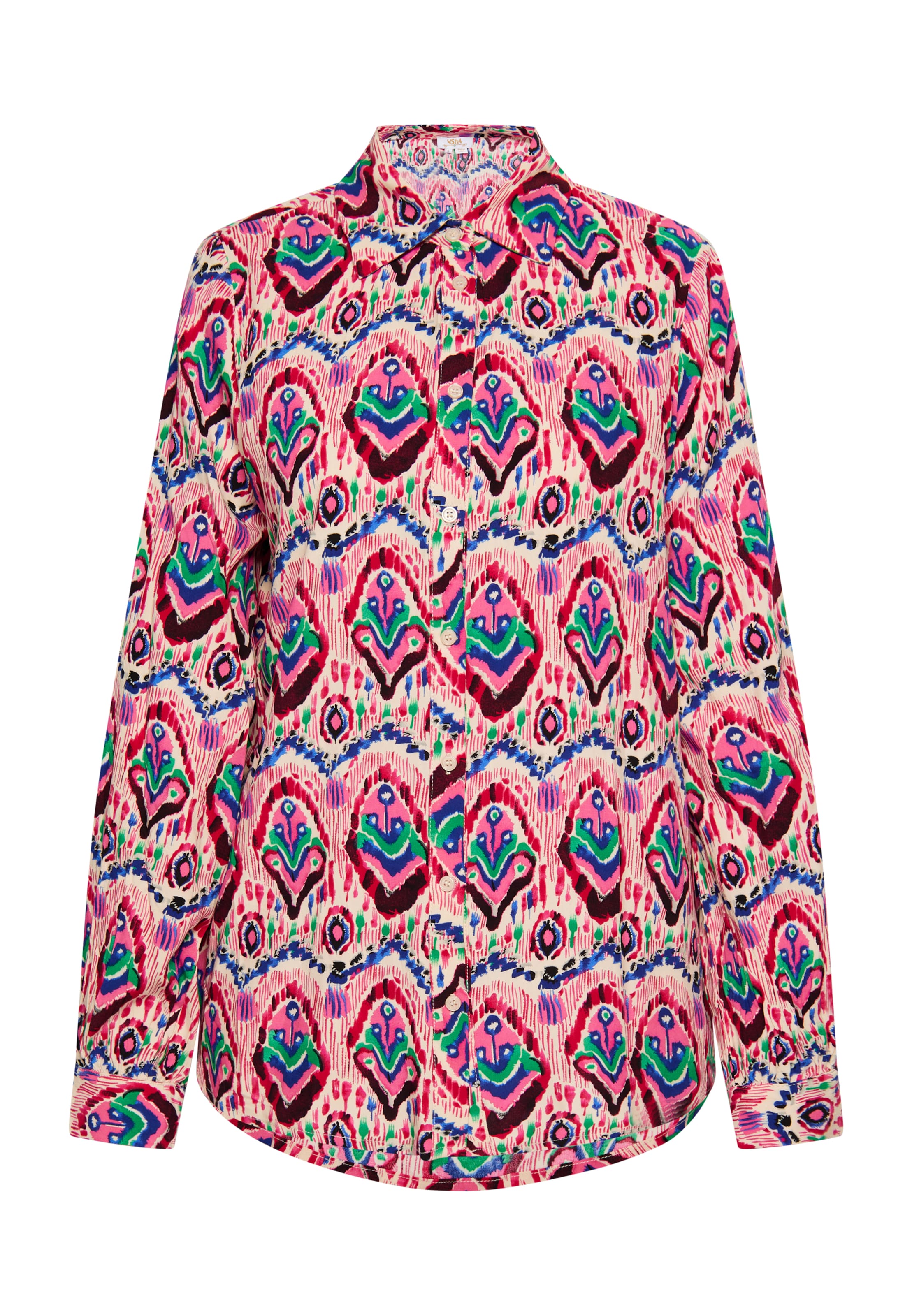 Chemisier usha FESTIVAL en rose : devant