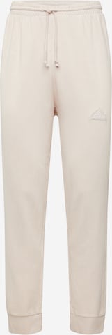 Effilé Pantalon de sport ADIDAS SPORTSWEAR en beige : devant