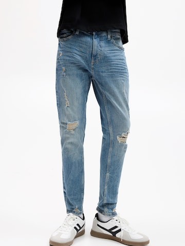 Pull&Bear Skinny Farkut värissä sininen: etupuoli