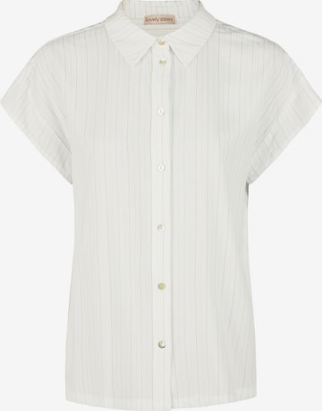 Lovely Sisters Blouse 'Mina' in White: front