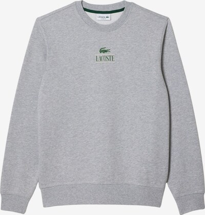 LACOSTE Sweatshirt in graumeliert / dunkelgrün / weiß, Produktansicht