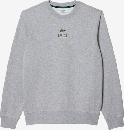 LACOSTE Sweatshirt in mottled grey / Dark green / White, Item view