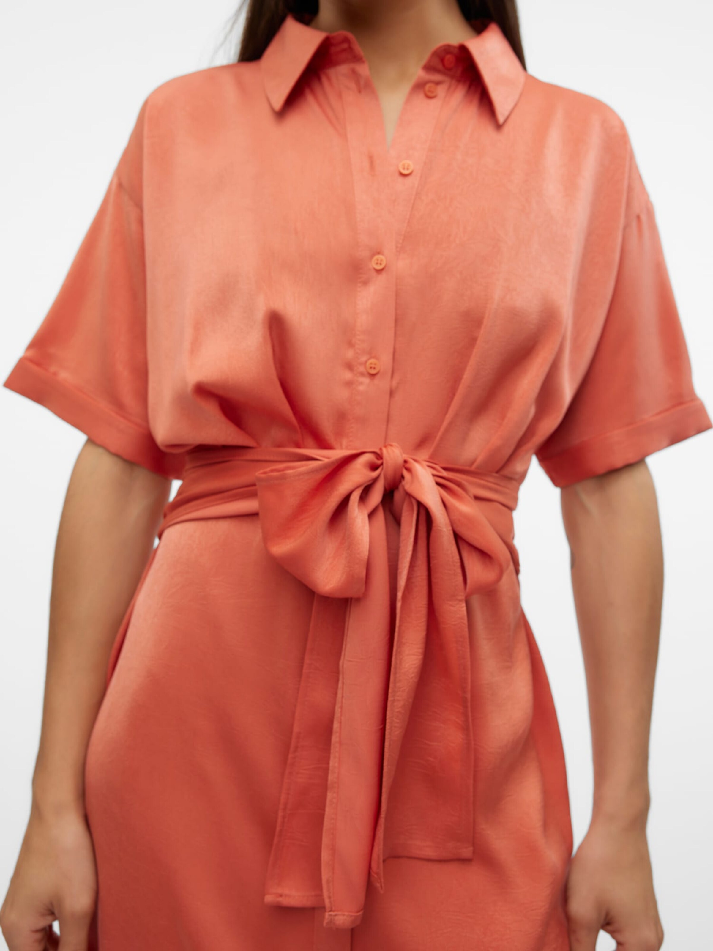 VERO MODA Jurk 'onilla' in Oranje