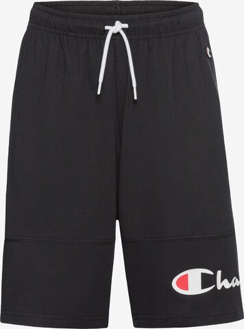 Champion Authentic Athletic Apparel Loose fit Workout Pants in Black: front