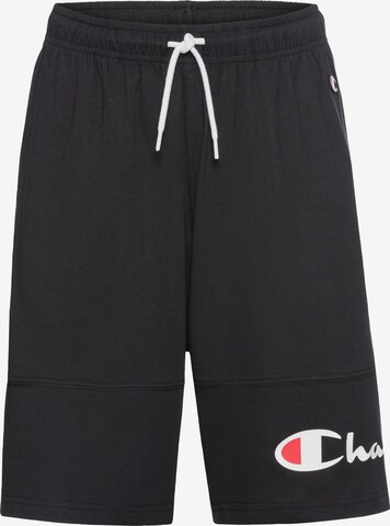 Champion Authentic Athletic Apparel Loosefit Sporthose in Schwarz: predná strana