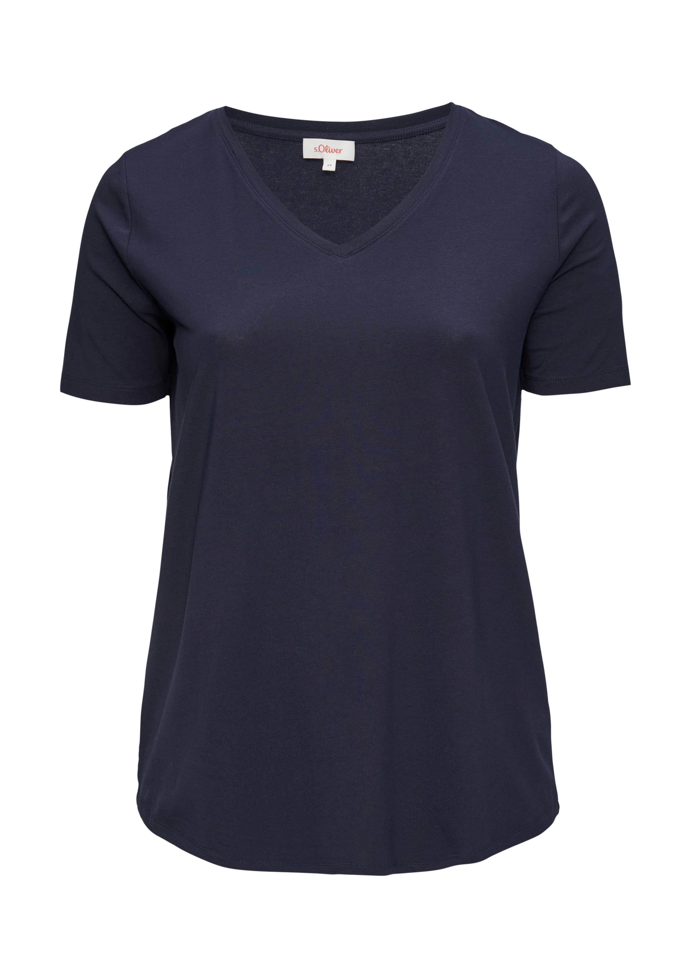 s.Oliver Red Label Big & Tall Shirt in Blauw: voorkant