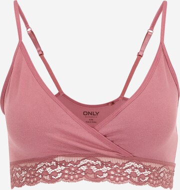 Only Maternity Bustier Voedingsbh 'GUGGI' in Roze: voorkant