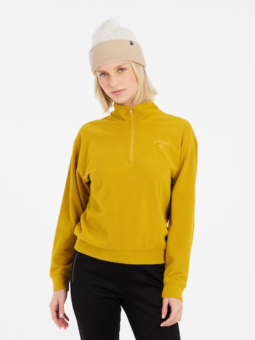 PROTEST Athletic Sweatshirt 'PRTNAPPA' in Yellow