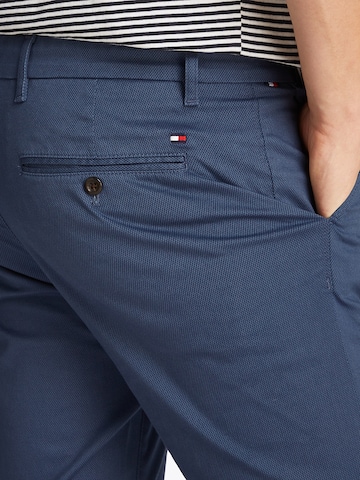 TOMMY HILFIGER Slimfit Hose 'Bleecker' in Blau