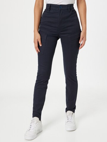 Coupe slim Pantalon cargo 'Kafey ' G-Star RAW en bleu : devant