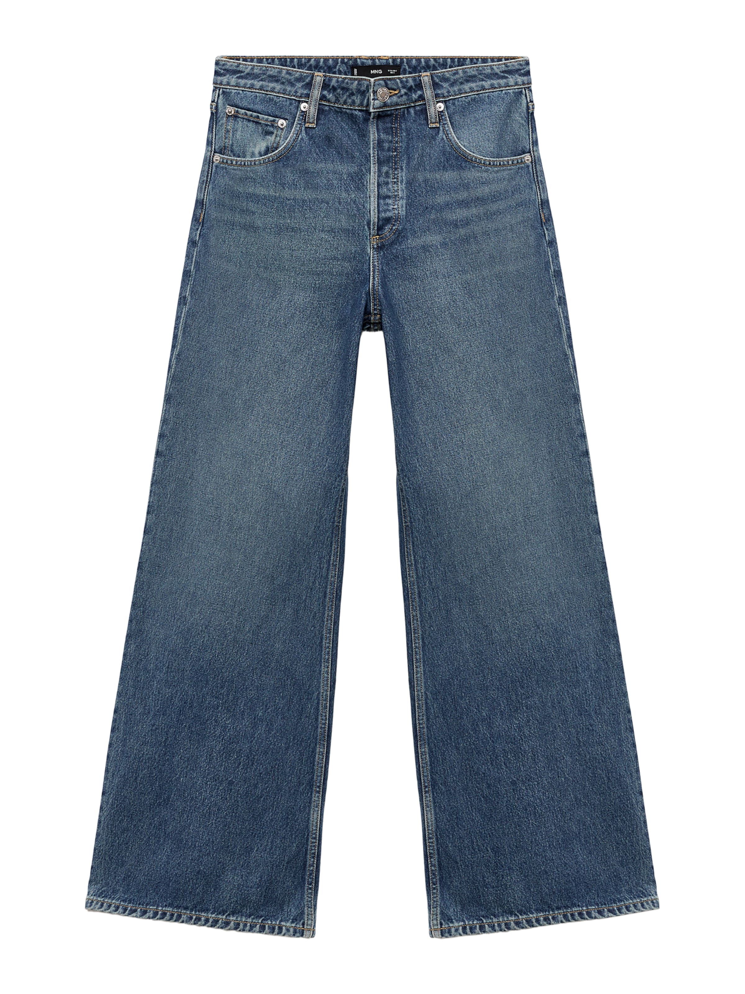 MANGO Na zvonec Kavbojke 'Seattle' | modra barva: sprednja stran