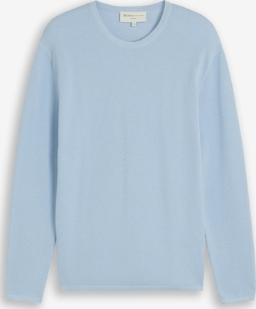 TOM TAILOR DENIM Pulover | modra barva: sprednja stran