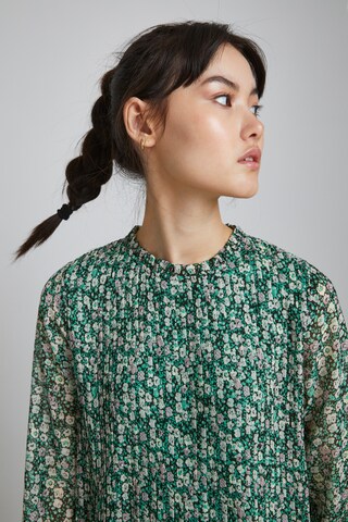 ICHI Shirt Dress in Green