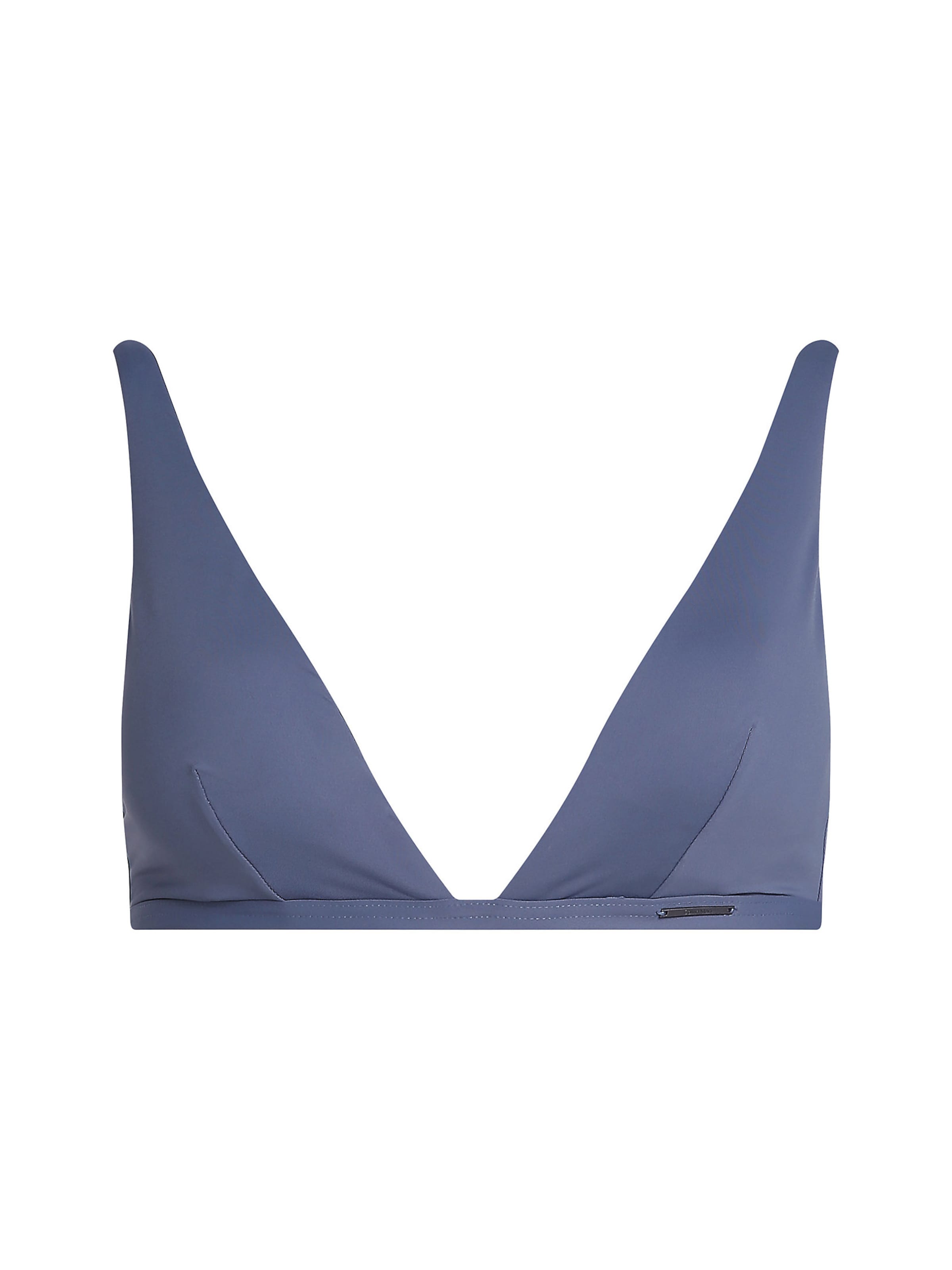 Calvin Klein Swimwear Triangel Bikinitop 'Essentials' in Blau: Vorderseite