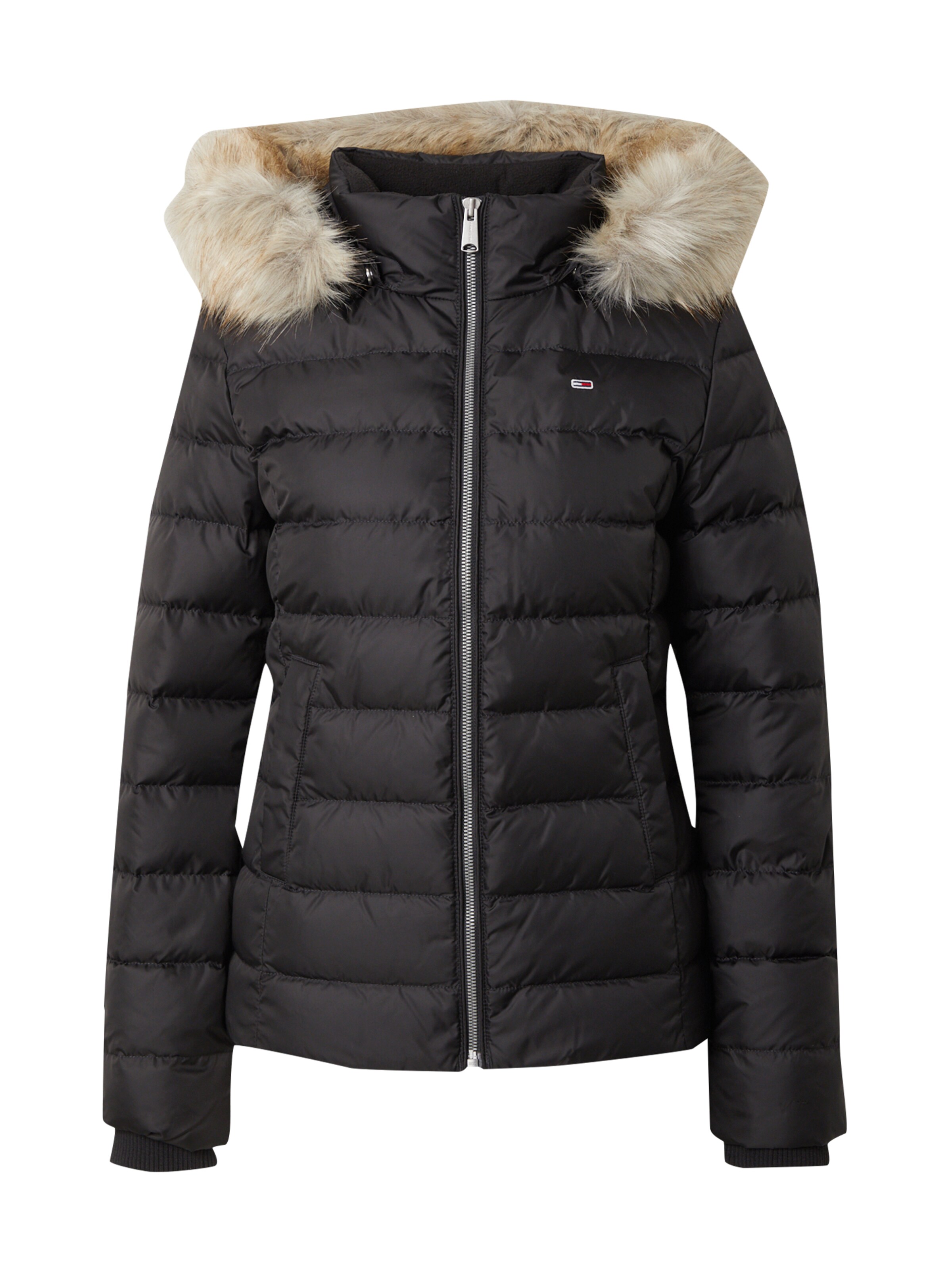 Tommy Jeans Jacke in Schwarz: Vorderseite