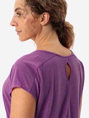 VAUDE Performance shirt 'Skomer III' in Purple