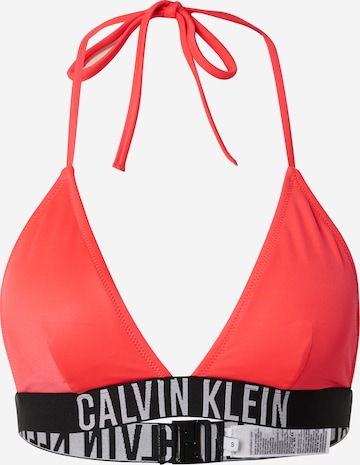Calvin Klein Swimwear Kolmio Bikinitoppi värissä punainen: edessä