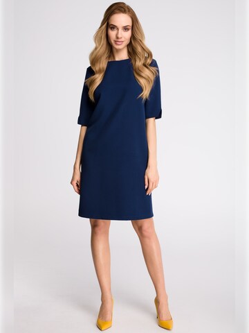 Stylove Jurk in Blauw: voorkant