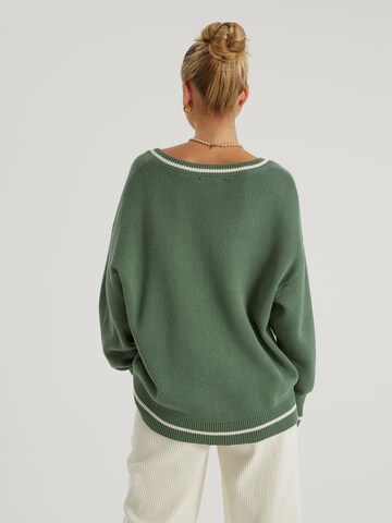 millane Пуловер 'Mia' в зелено