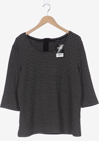 TAIFUN Sweatshirt & Zip-Up Hoodie in XXL in Black: front