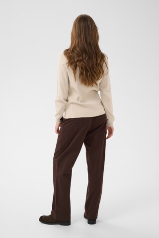 Cream - Jersey 'Dela' en beige