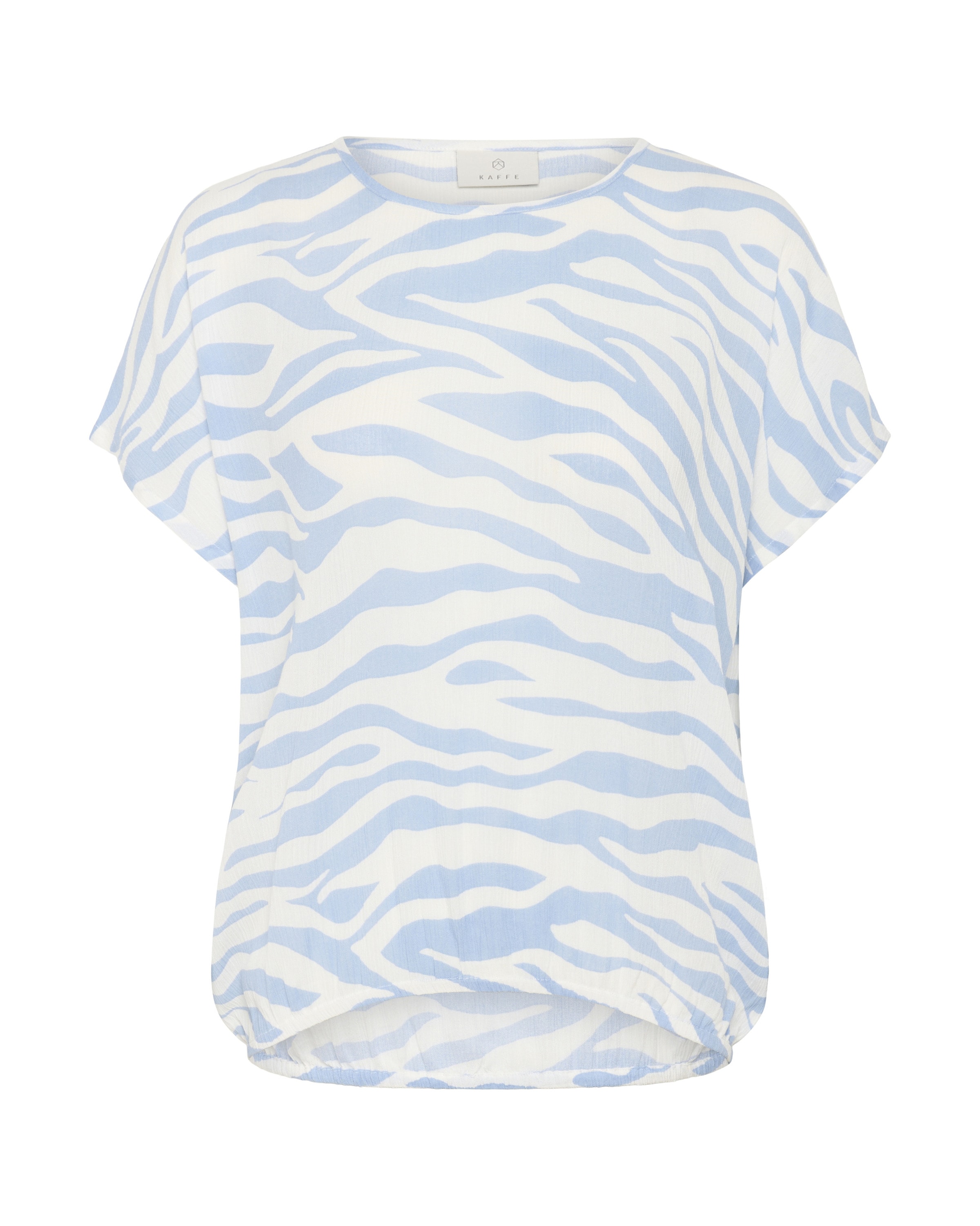 Bluză 'Amber' de la Kaffe pe albastru: față