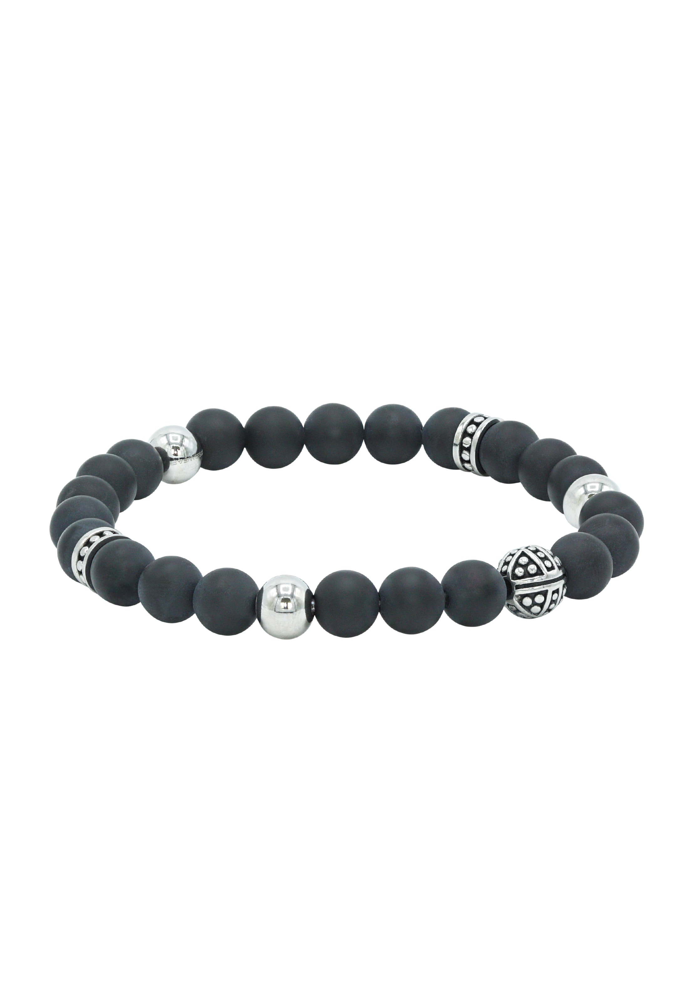 Steelwear Edelstahlarmband 'Honululu' in Schwarz: Vorderseite