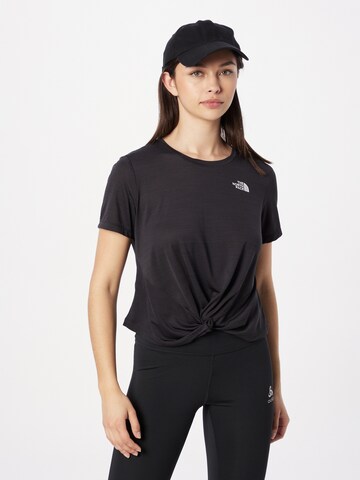 THE NORTH FACE Funktionsshirt 'FOUNDATION' in Schwarz: predná strana