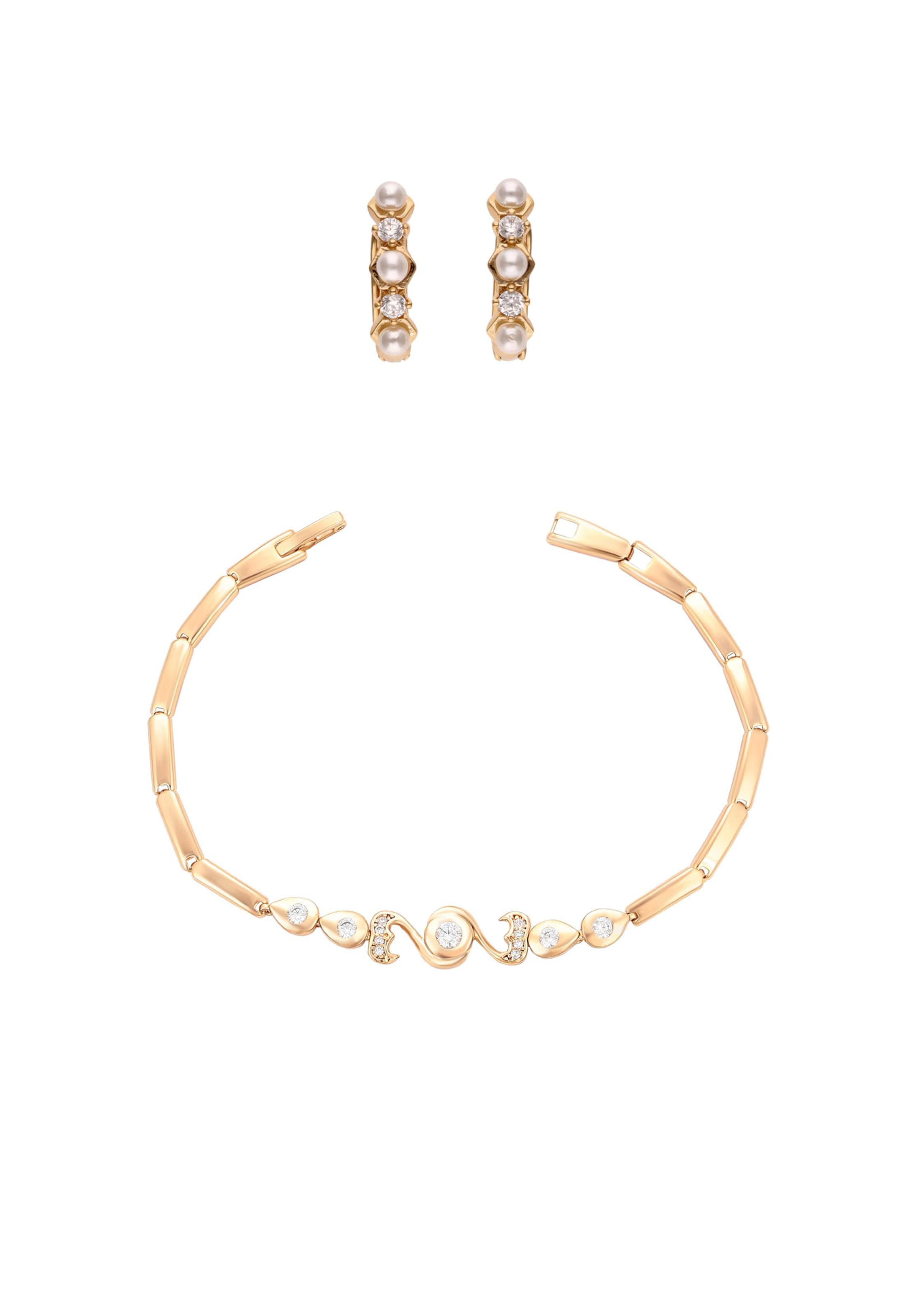 faina Conjuntos de bijuteria em ouro, Vista do artigo