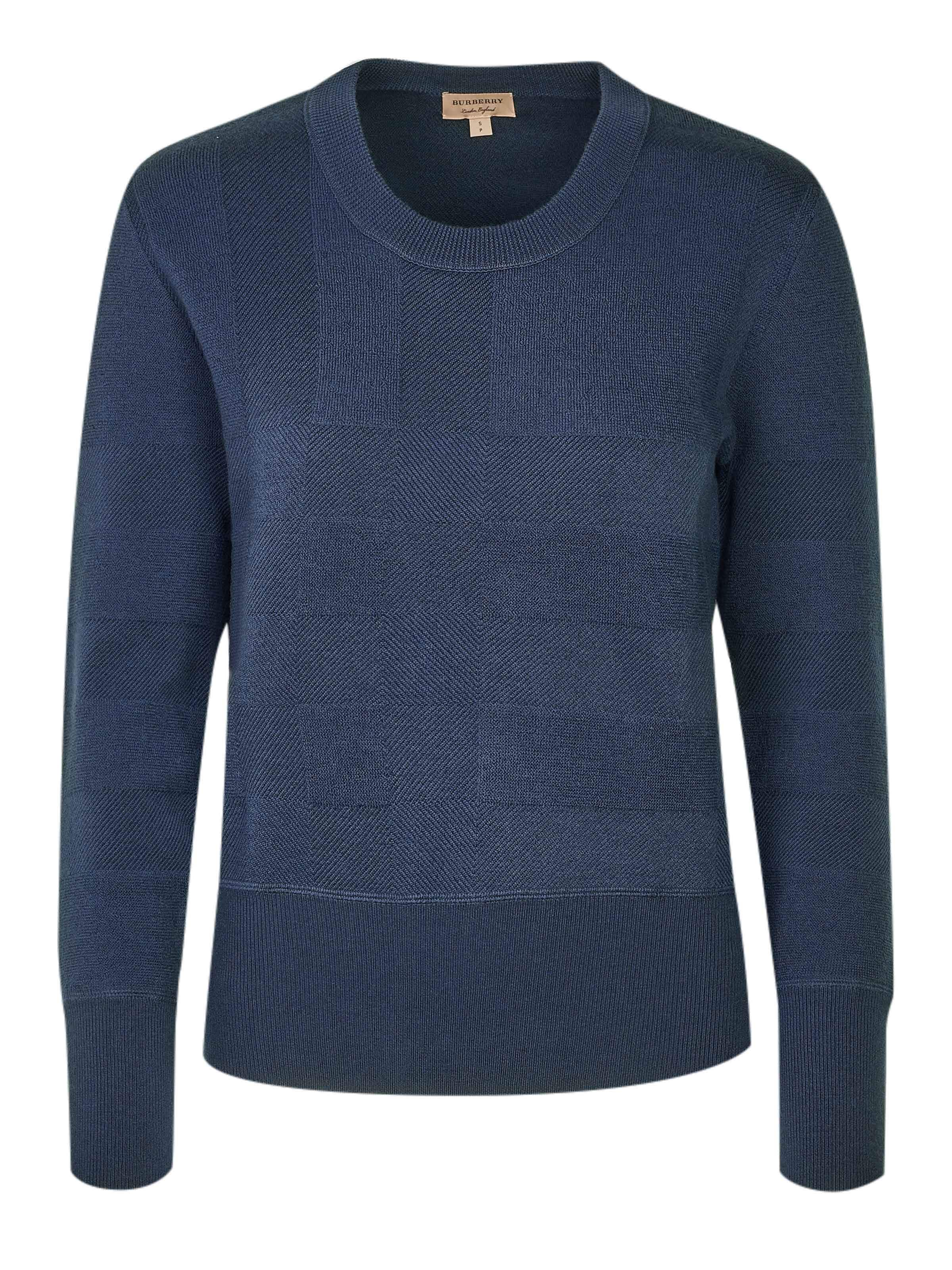 BURBERRY Pullover‌‌‌‌‌‌‌‌ in Blau: Vorderseite