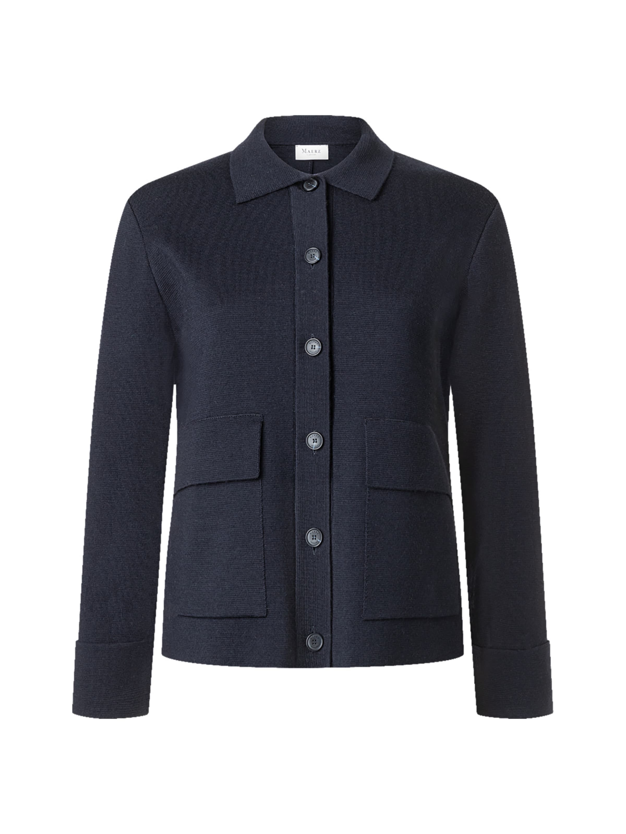 Cardigan MAERZ Muenchen en bleu : devant