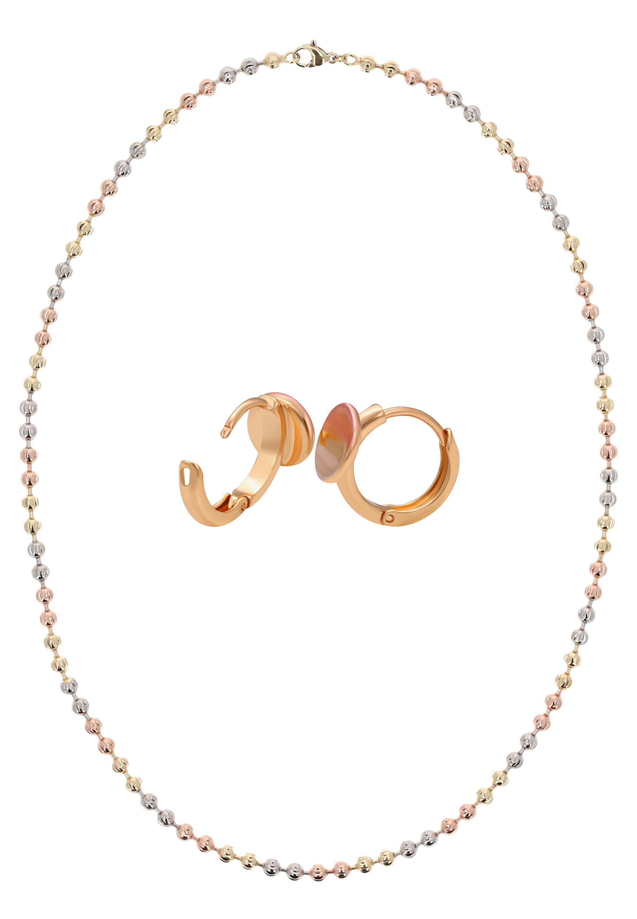 faina - Conjunto de joyería en oro: frente