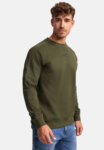INDICODE JEANS Sweatshirt 'INCliver' in Groen