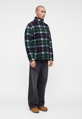 Veste en polaire 'Tartan' Barbour en vert