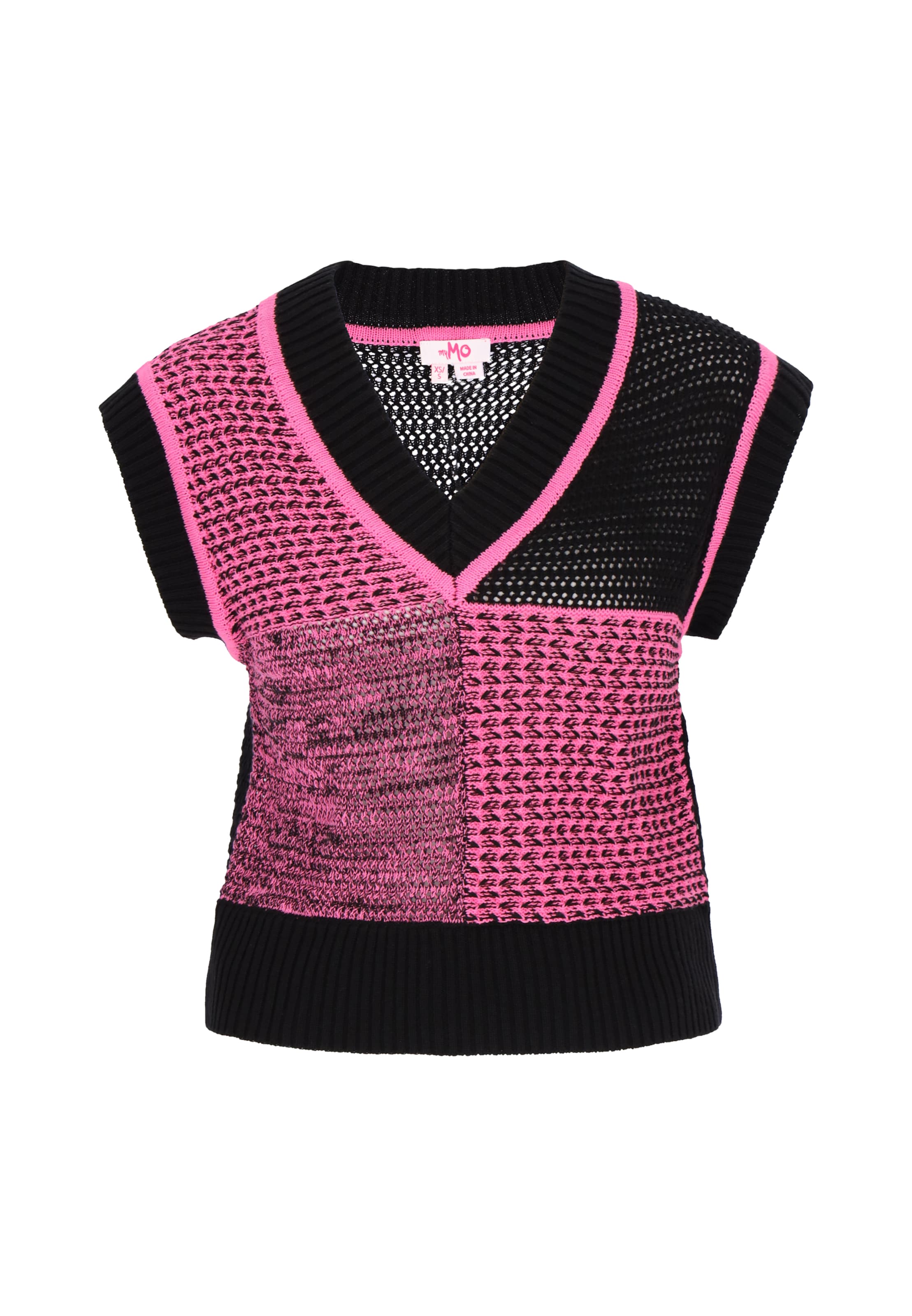 MYMO Pullunder 'Young Fashion ' in Schwarz: Vorderseite