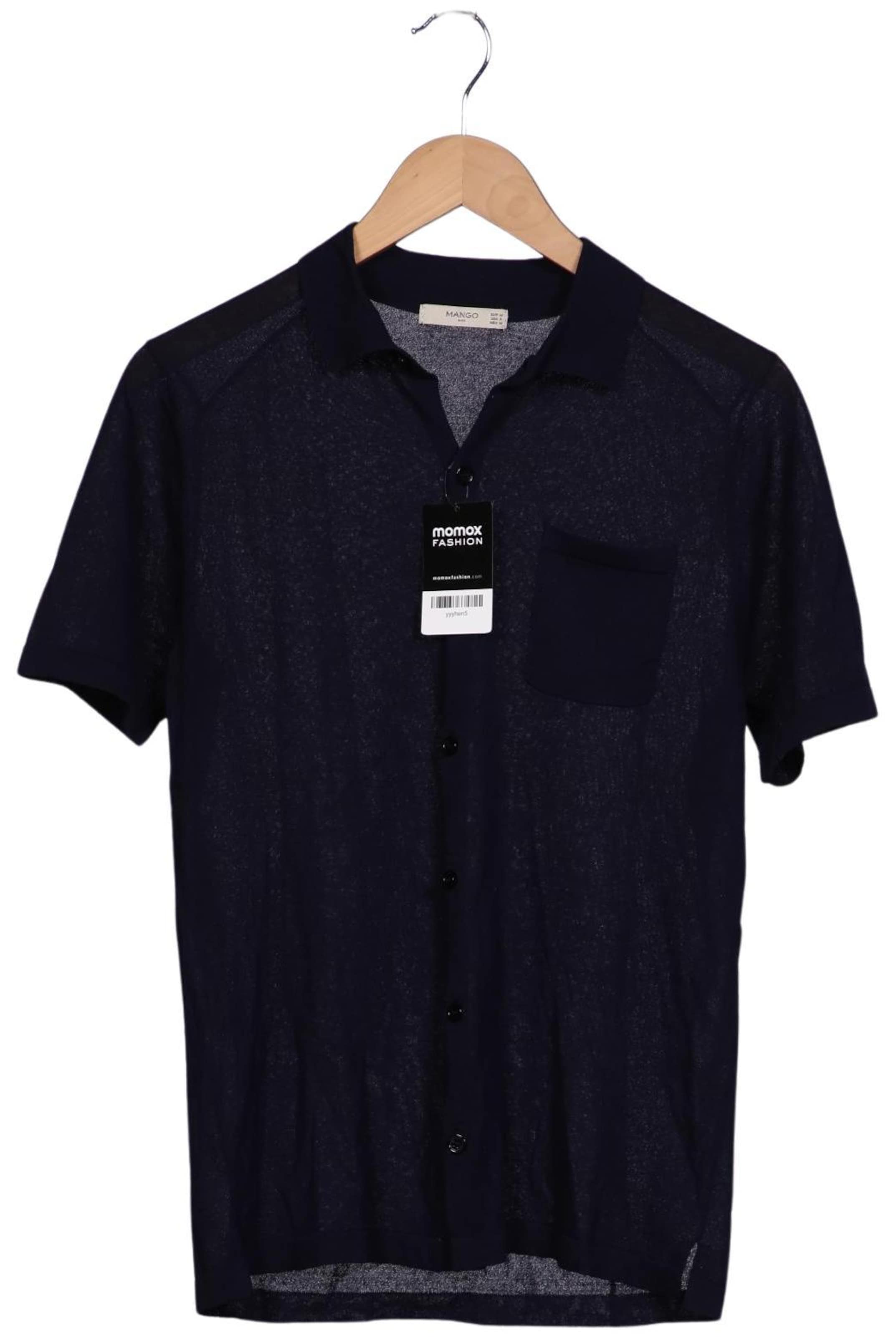 MANGO MAN Hemd M in Blau: Vorderseite